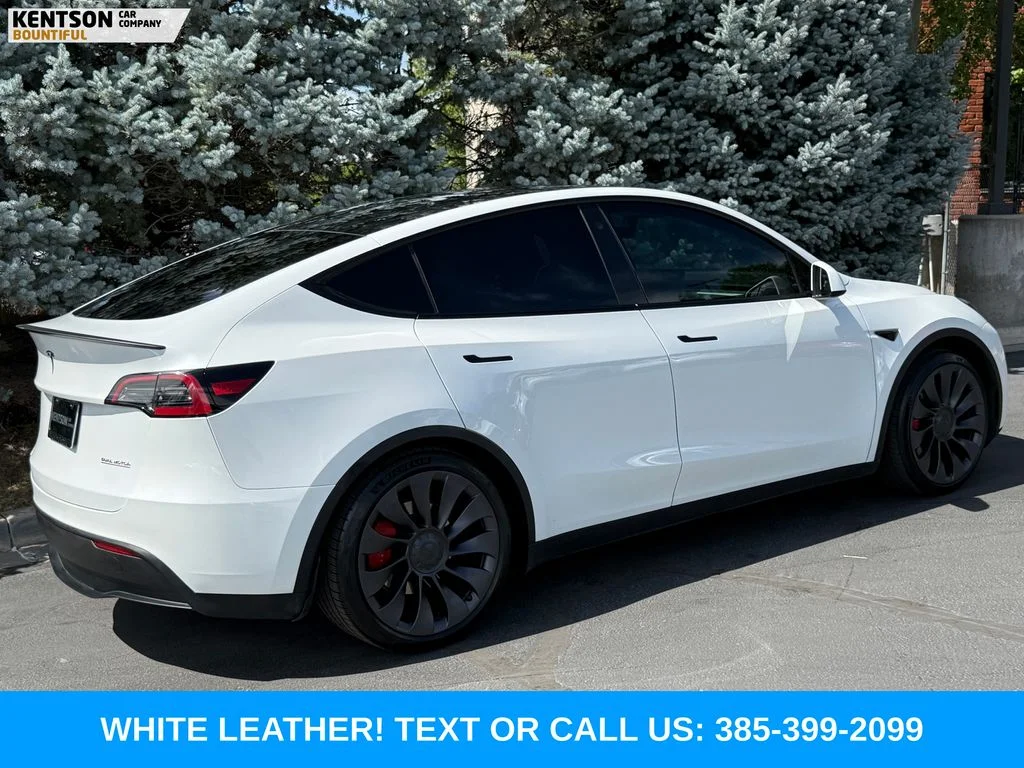 Used 2023 White Tesla Performance image 9