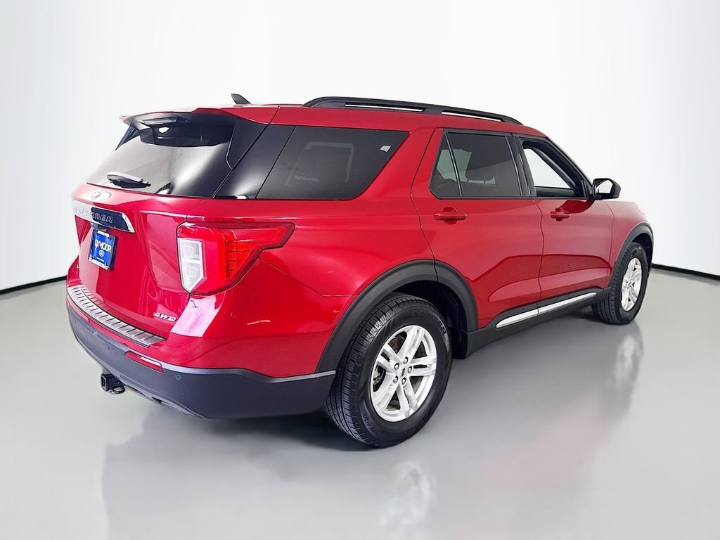 Used 2021 Rapid Red Metallic Tinted Clearcoat Ford XLT image 11