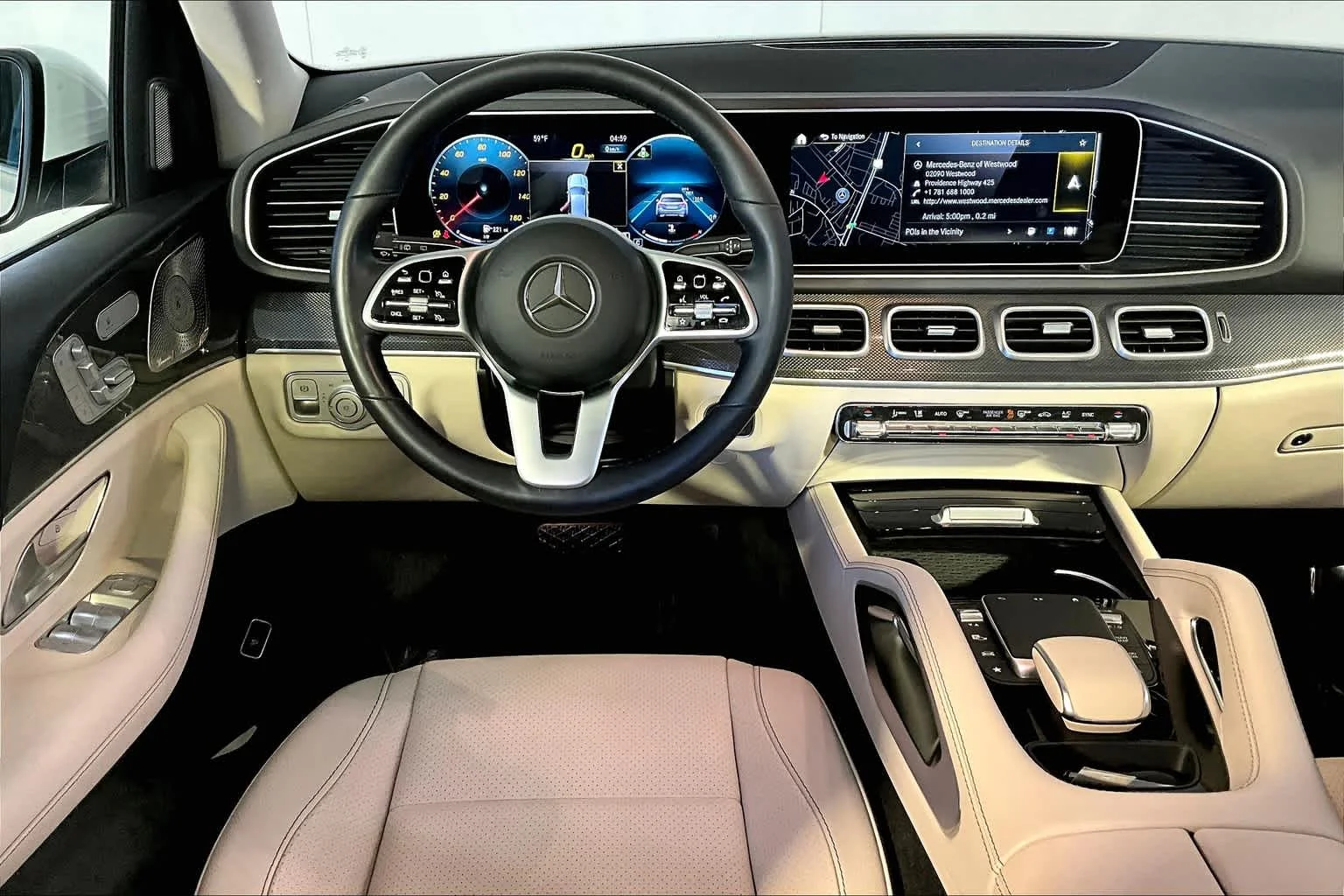 Certified Used 2021 Polar White Mercedes-Benz GLE 350 image 5