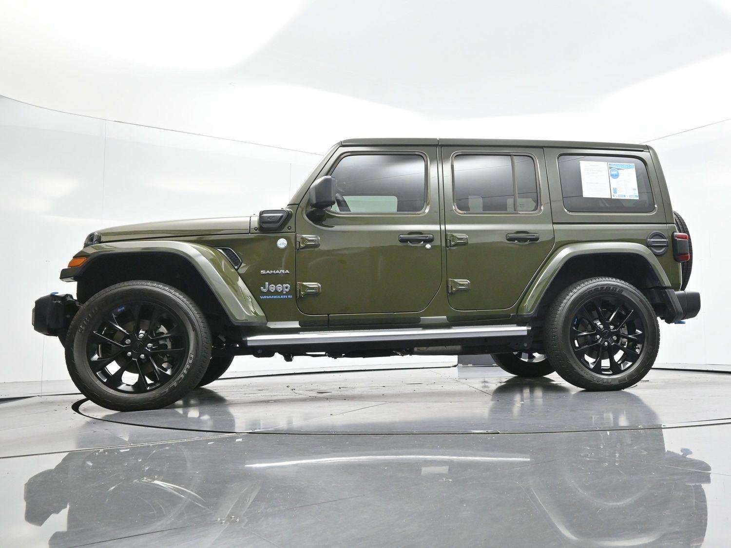 Used 2023 Sarge Green Clearcoat Jeep Sahara image 49