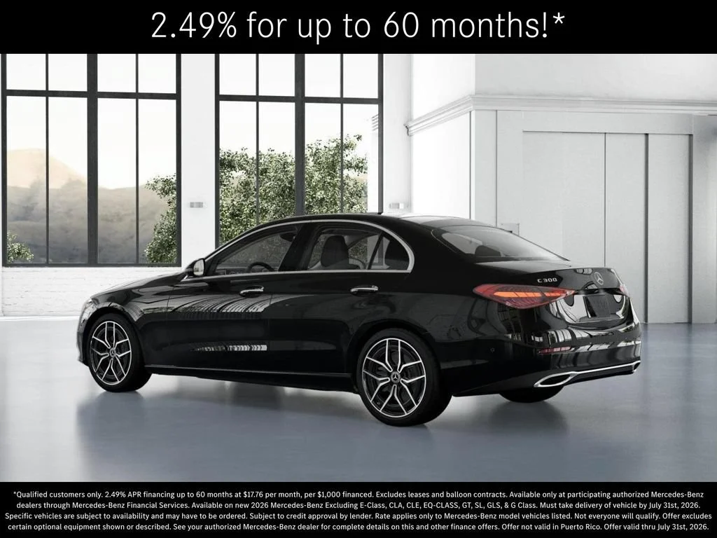 New 2026 Black Mercedes-Benz C 300 image 72
