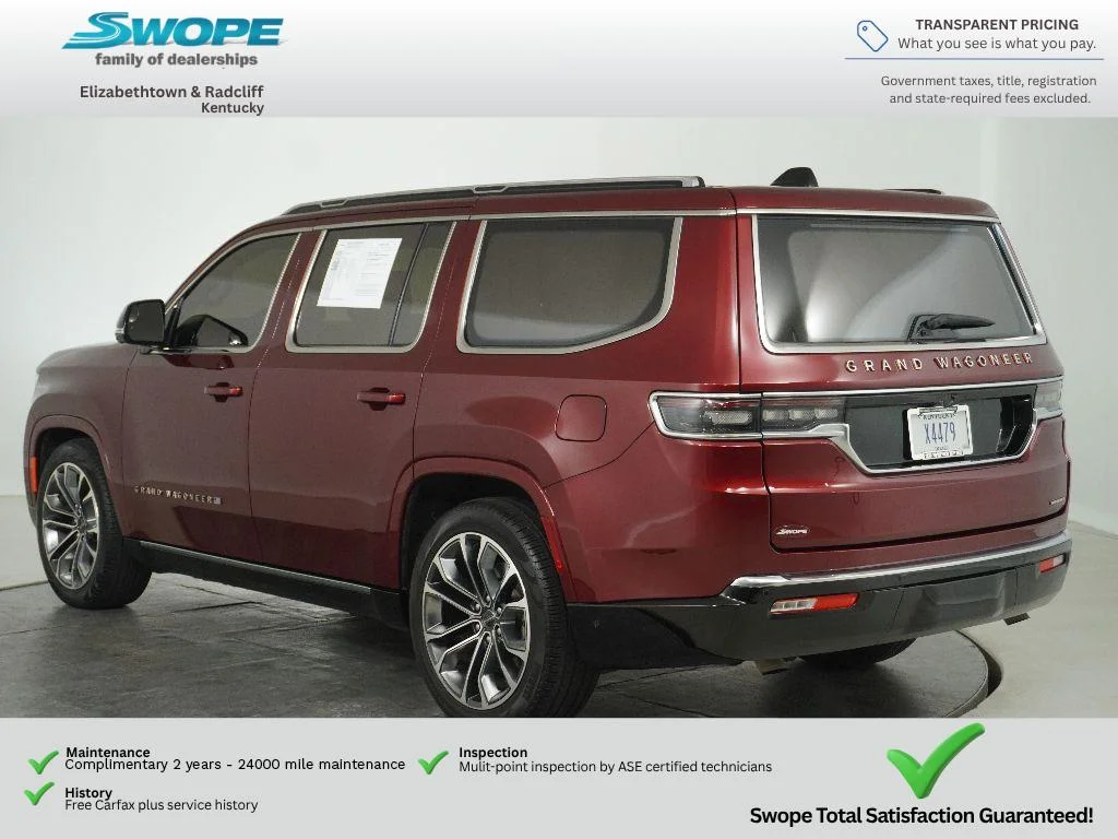Used 2024 Velvet Red Pearlcoat Jeep Series III image 5