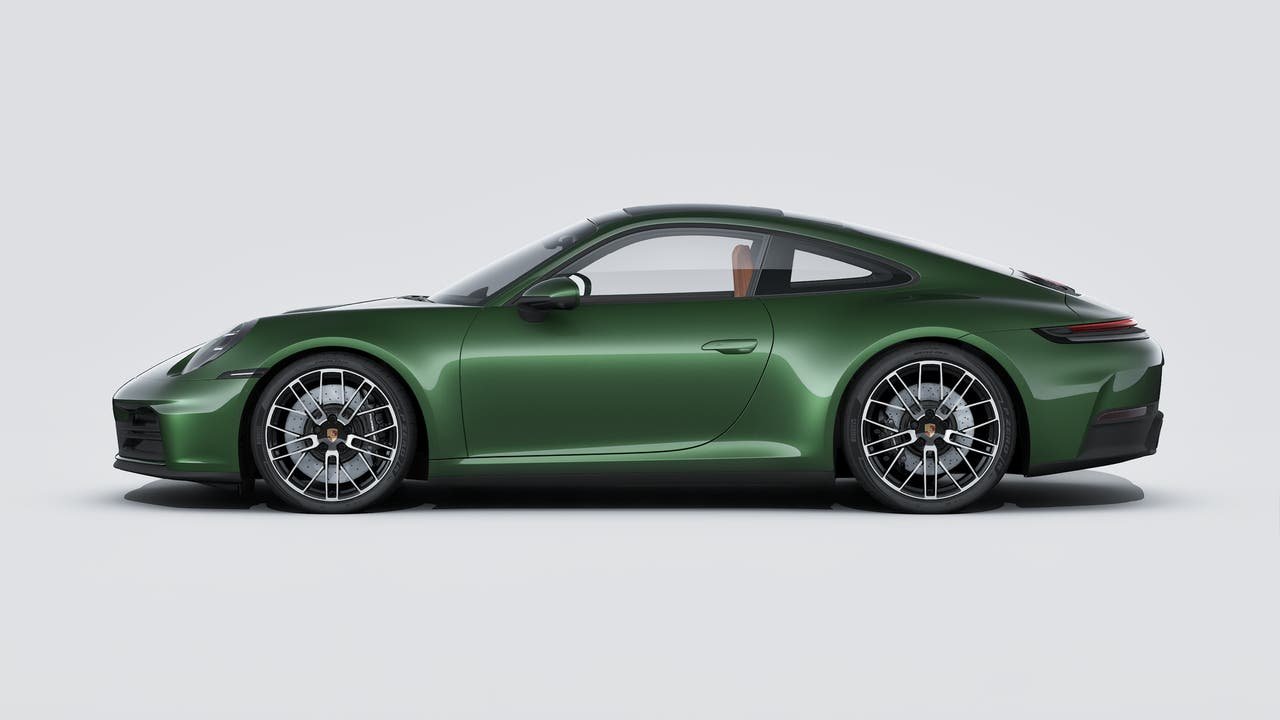 New 2026 Oak Green Metallic Neo Porsche Carrera S image 2