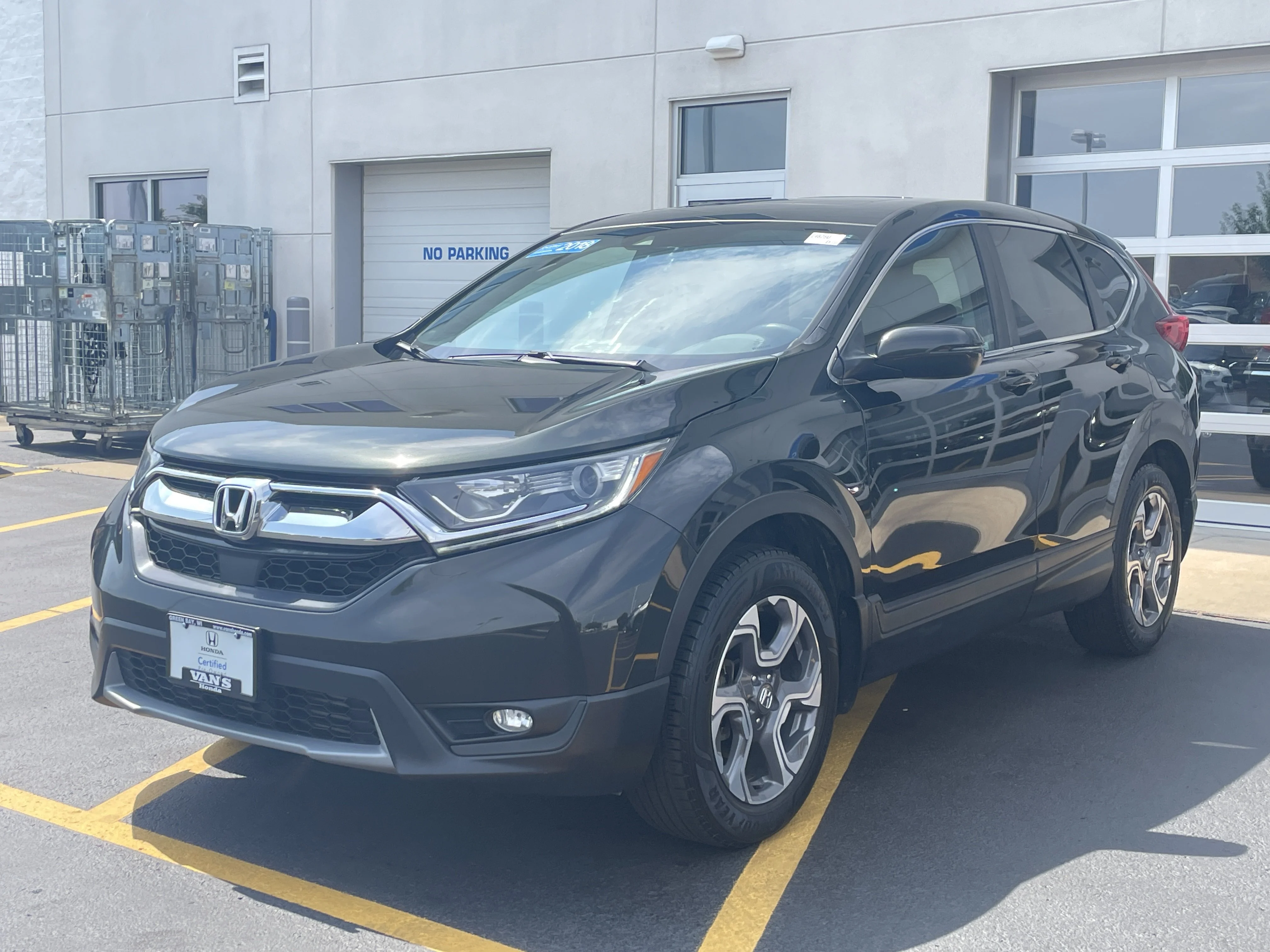 Certified Used 2018 Olive Honda EX image 3