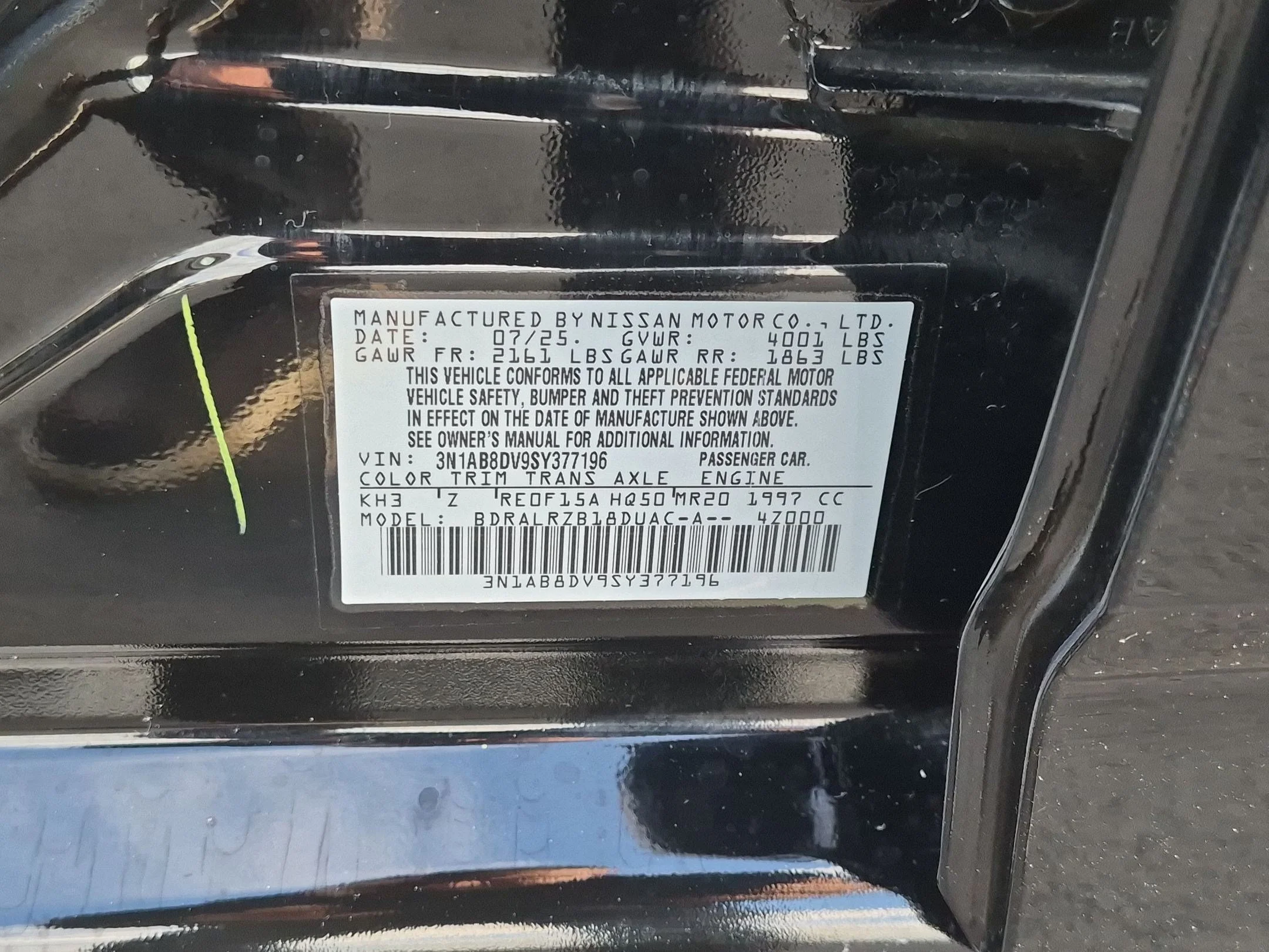 Used 2025 Super Black Nissan SR image 29