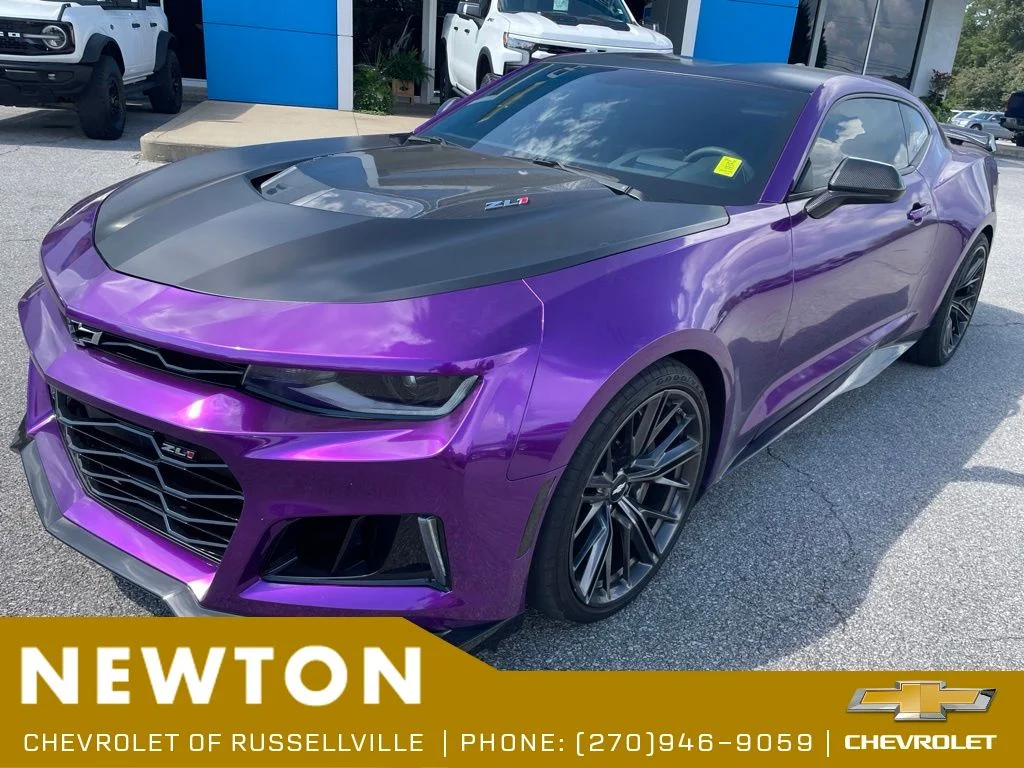Used 2018 Garnet Red Chevrolet ZL1 image 3