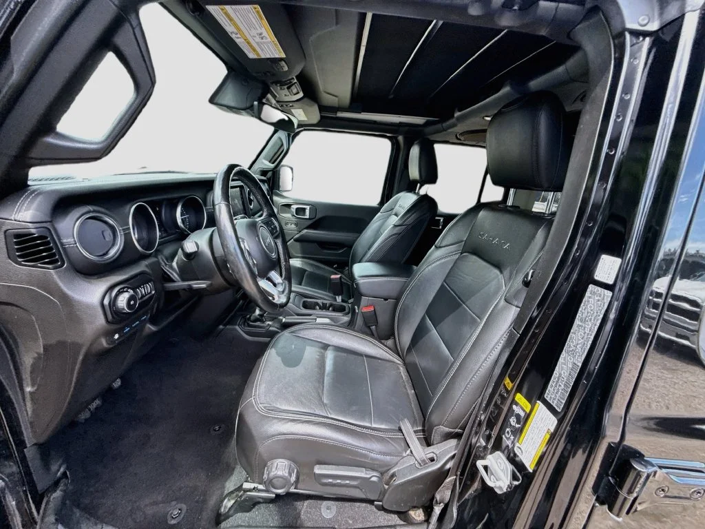Used 2021 Black Jeep Unlimited Sahara 4xe image 24
