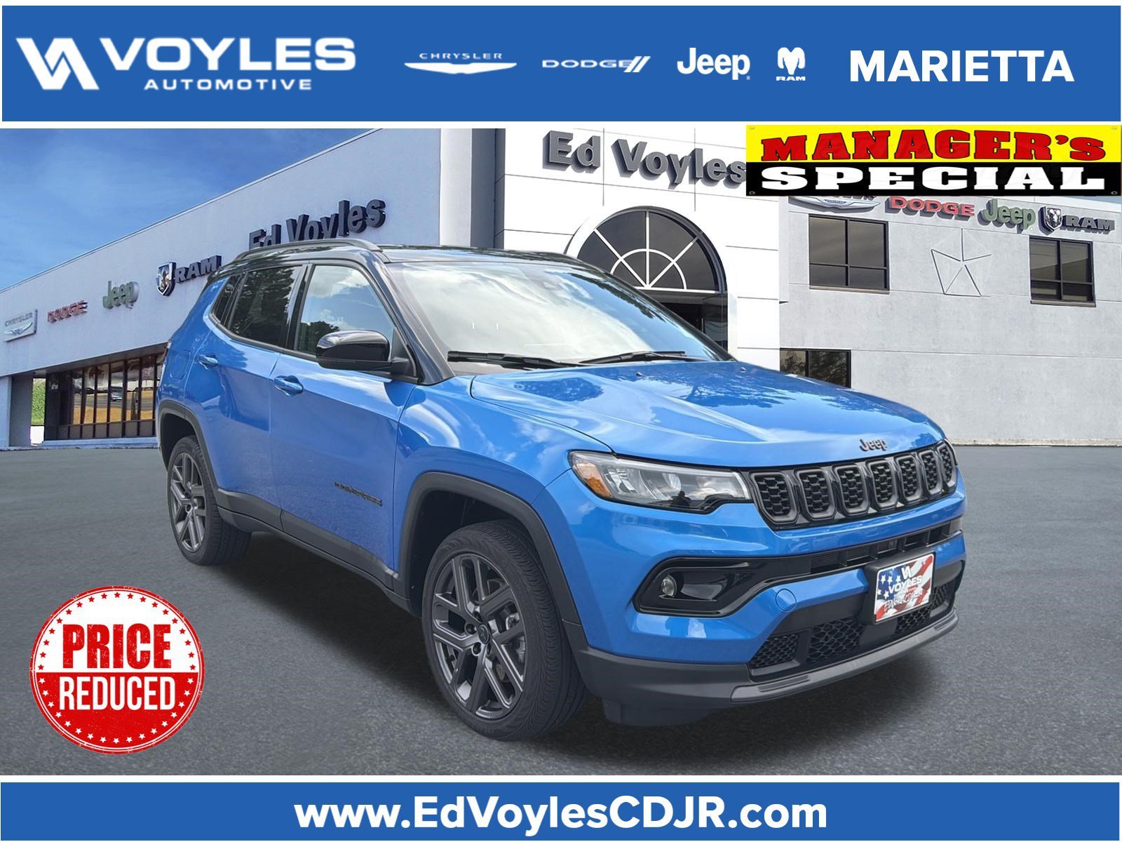 Used 2026 Hydro Blue Pearlcoat Jeep Limited Altitude image 1