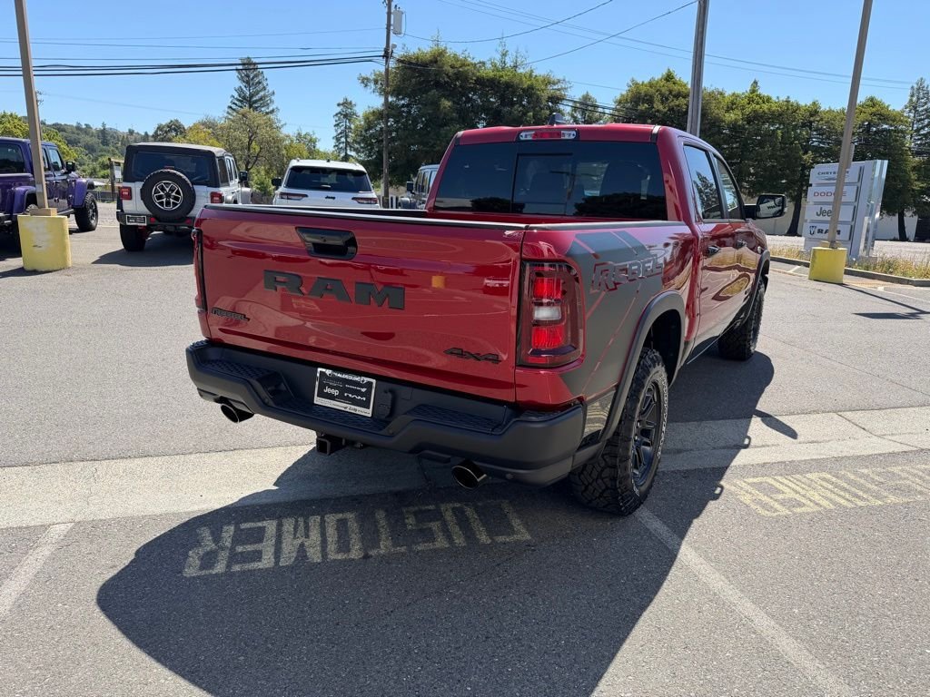 New 2026 Molten Red Pearl-Coat Exterior Paint RAM Rebel image 5