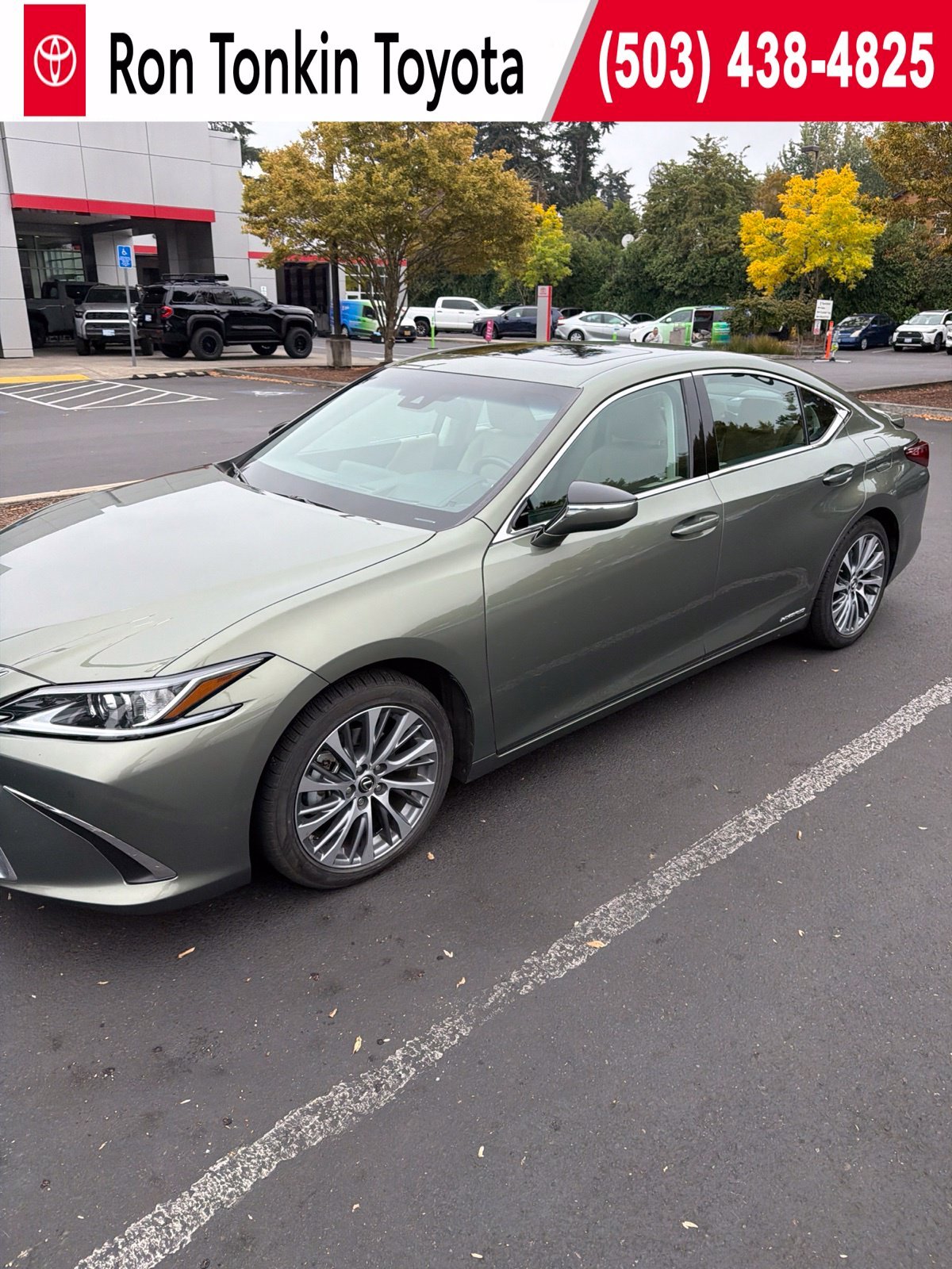 Used 2020 Sunlit Green Lexus 300h image 1