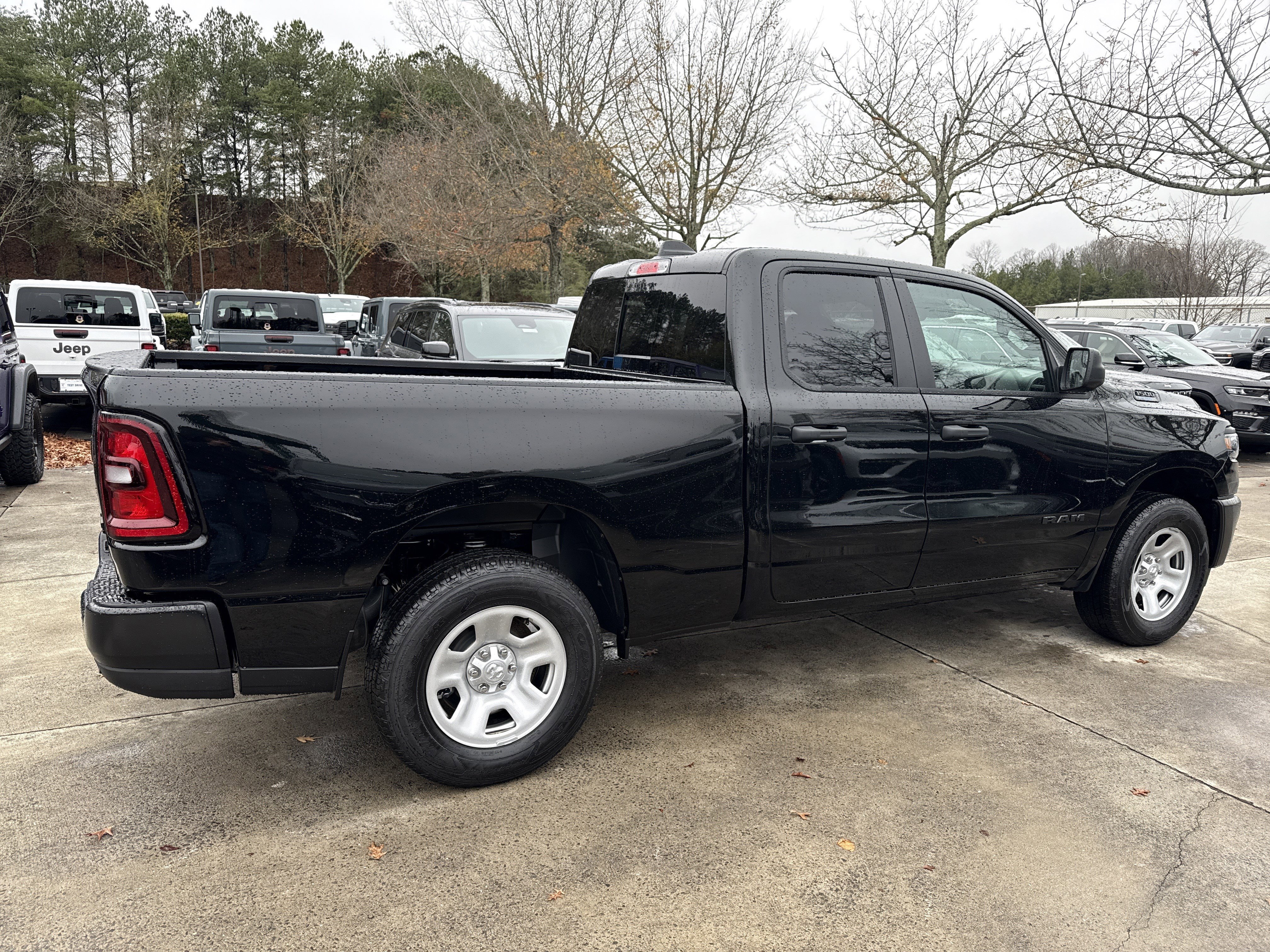 New 2026 Diamond Black Crystal Pearlcoat RAM Tradesman image 8