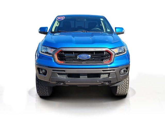 Certified Used 2022 Blue Metallic Ford Lariat image 2