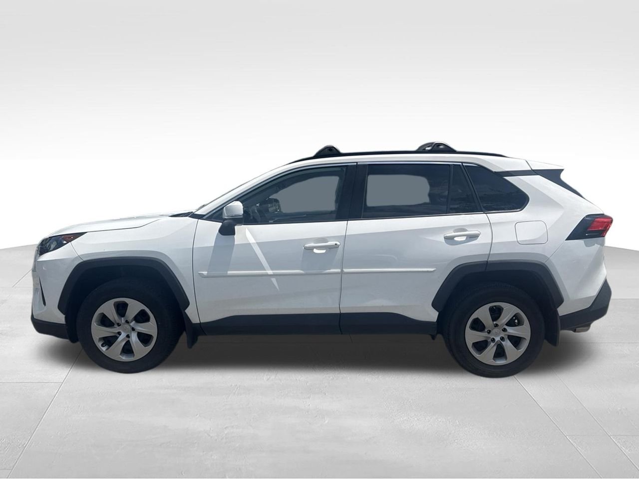 Used 2021 White Toyota LE image 2