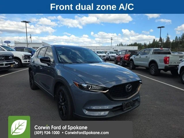 Used 2021 Polymetal Gray Metallic Mazda Carbon Edition image 5