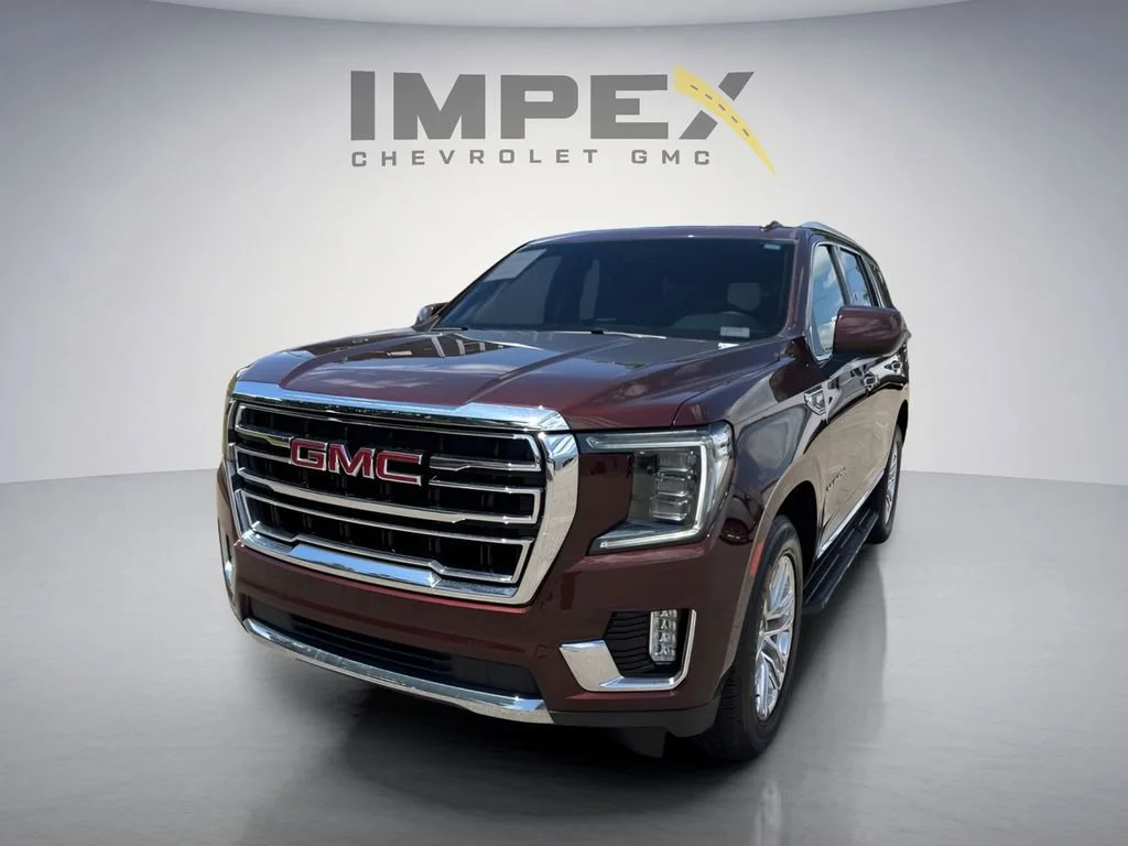 Used 2023 Redwood Metallic GMC SLT image 1