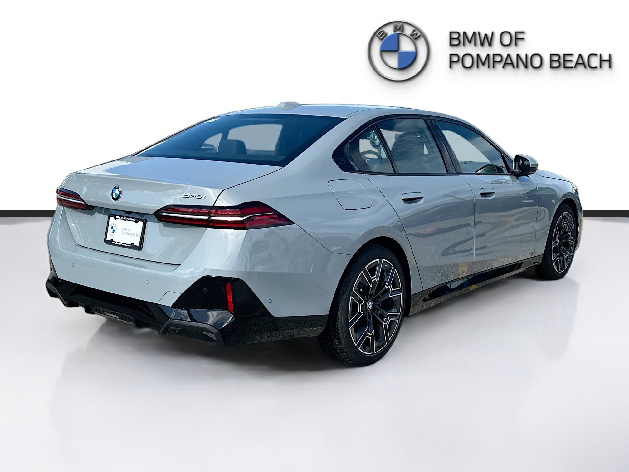New 2026 Brooklyn Grey Metallic BMW 530i image 6
