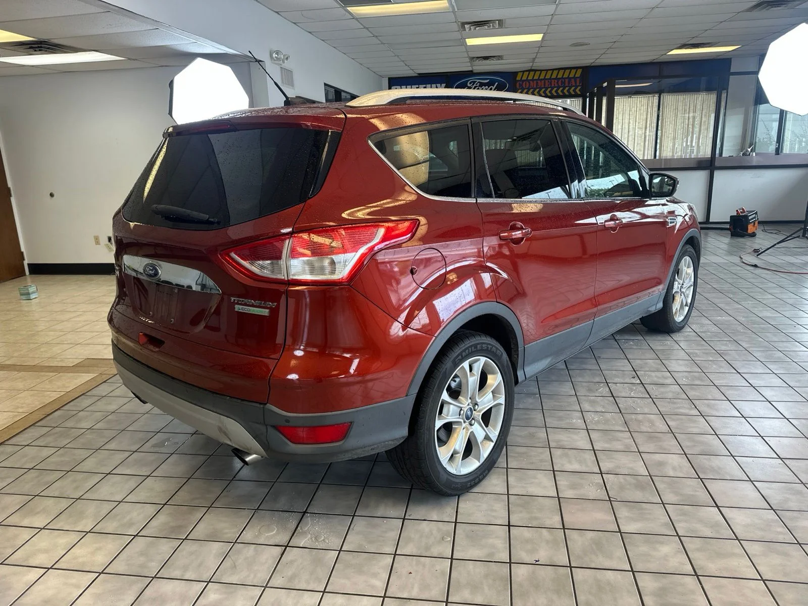 Used 2016 Orange Ford Titanium image 7