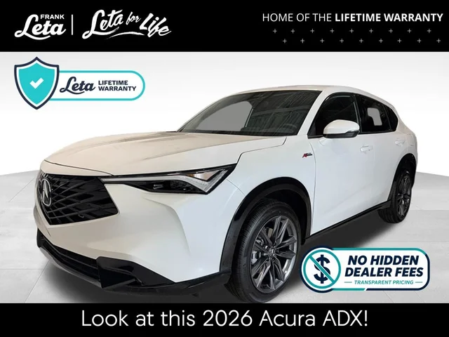 New 2026 Acura ADX A-Spec Package