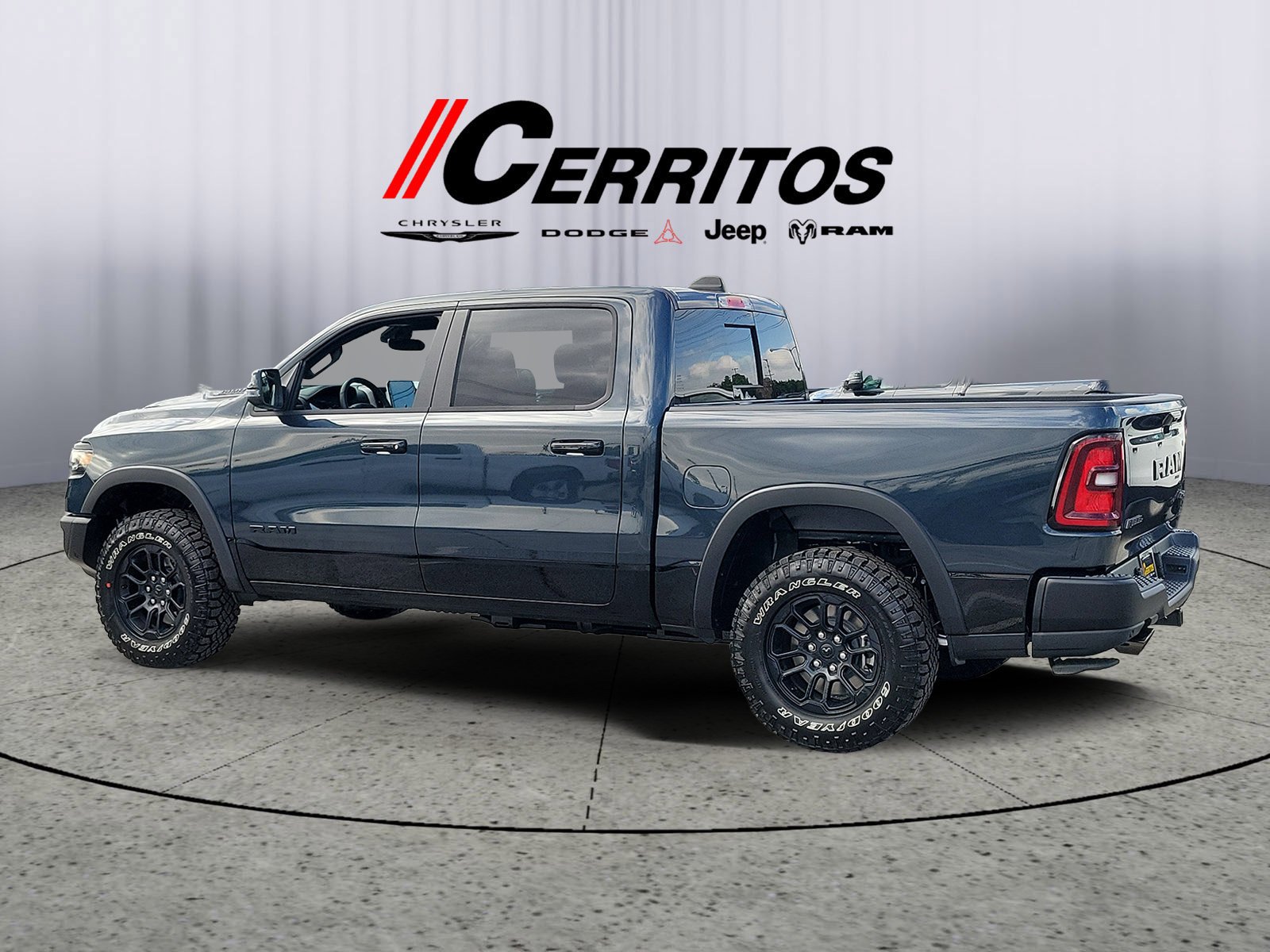 New 2027 Forged Blue Metallic Exterior Paint RAM Rebel image 2