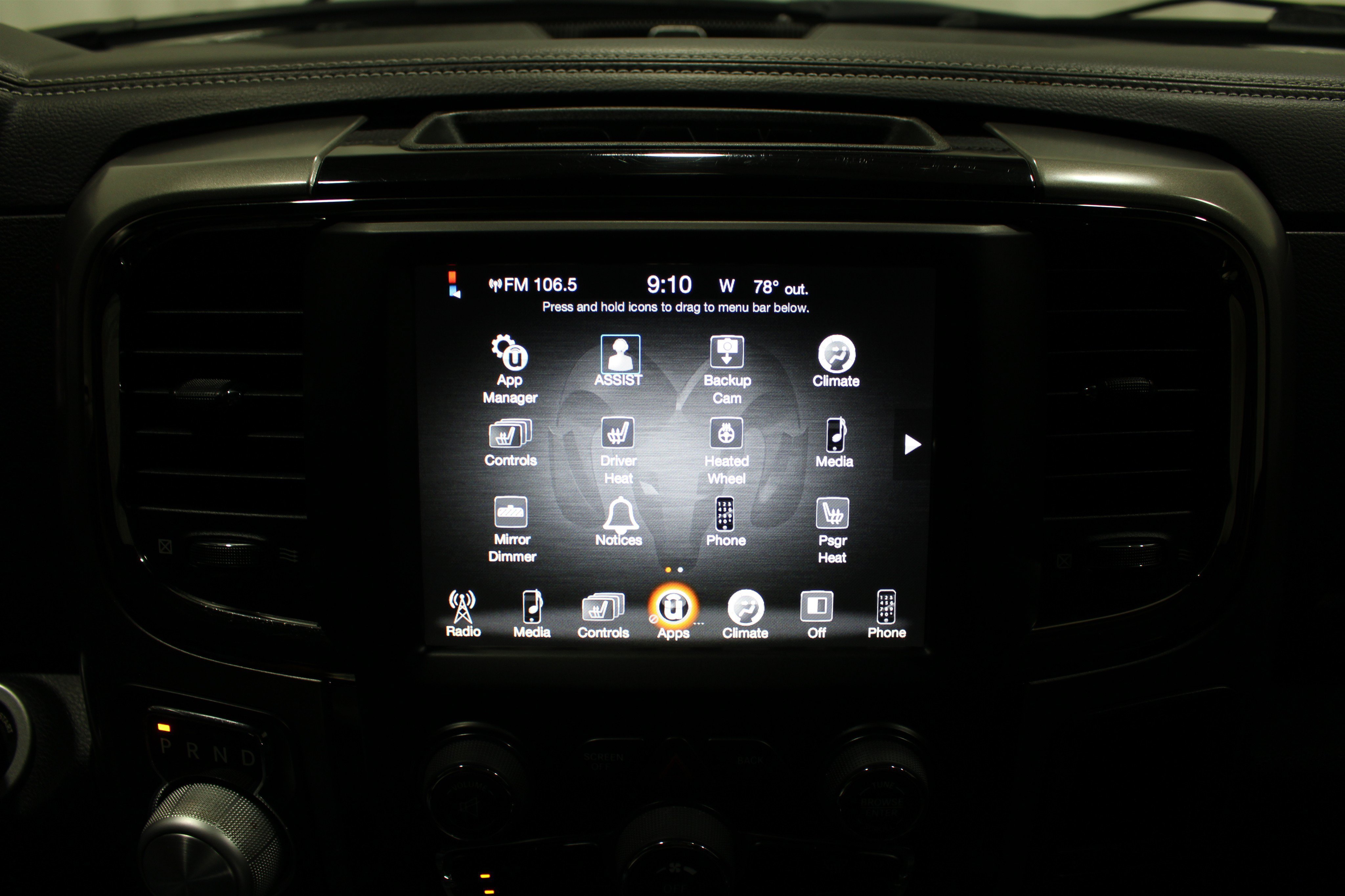 Used 2017 Brilliant Black Crystal Pearlcoat Ram Sport image 14