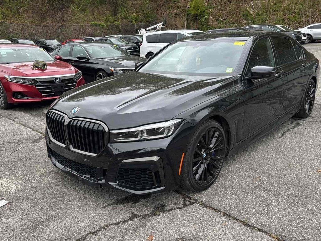 Used 2022 Black BMW 740i image 1