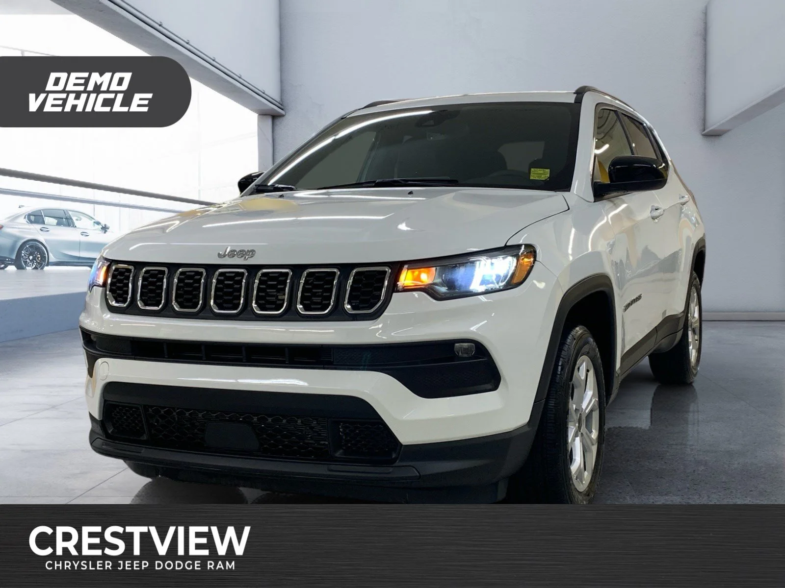 New 2026 Bright White Jeep North image 1