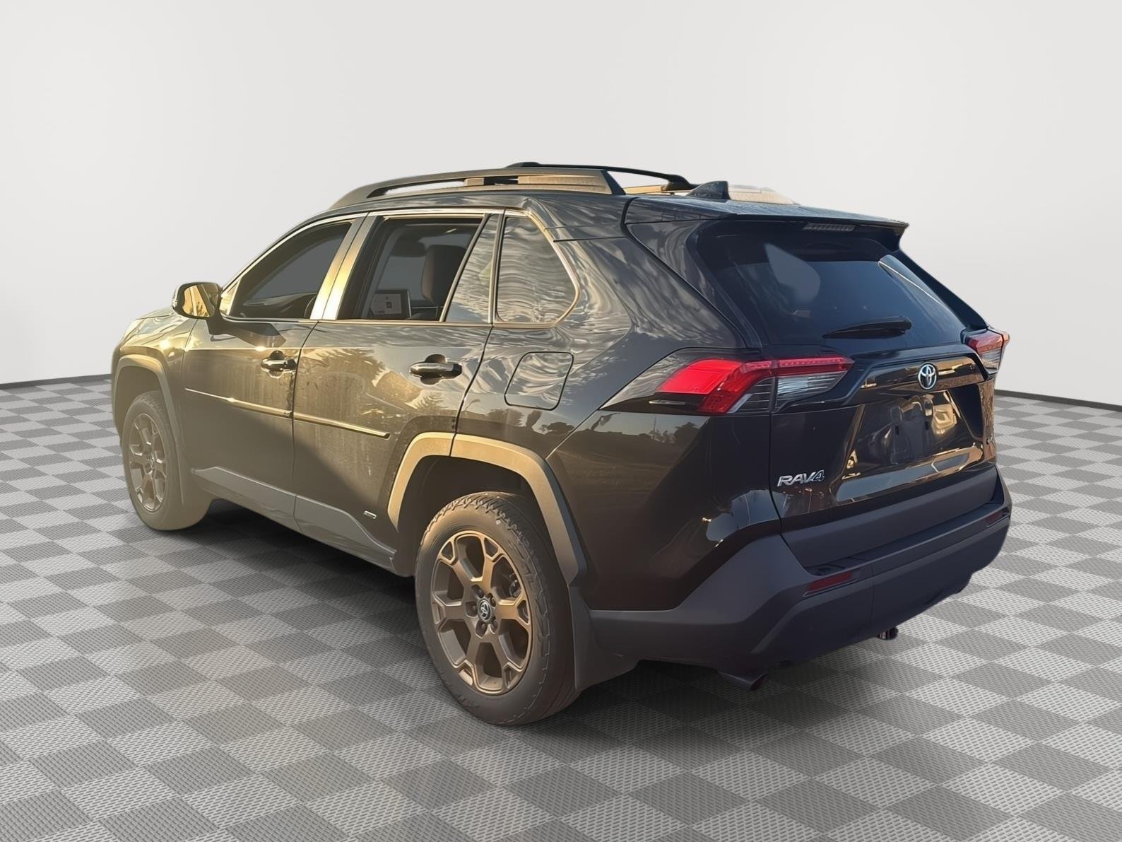 Used 2025 Midnight Black Metallic Toyota Woodland Edition image 9