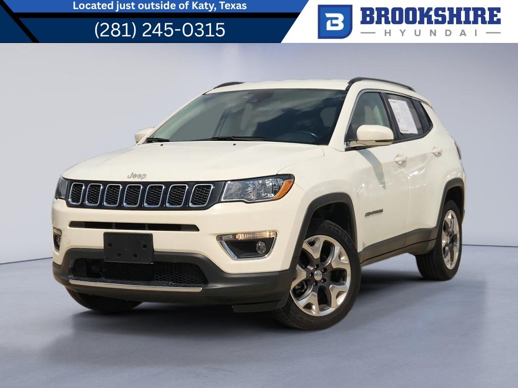 Used 2021 White Clearcoat Jeep Limited image 1