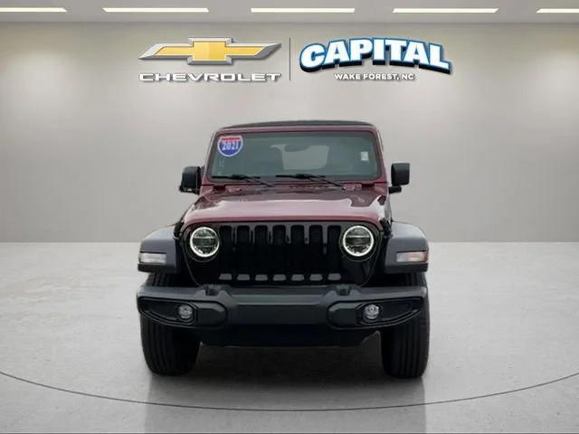 Used 2021 Red Jeep Willys 4x4 image 8
