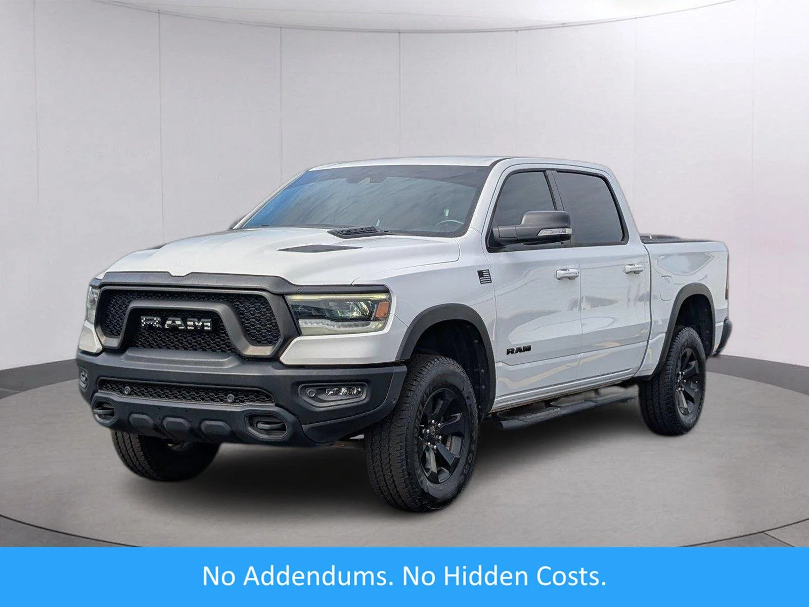 Used 2021 Bright White Clearcoat Ram Rebel image 1