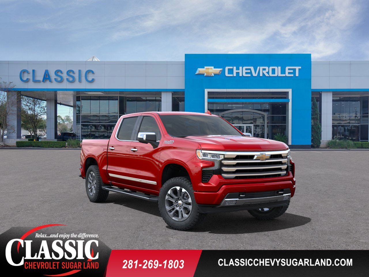 2025 Chevrolet Silverado 1500 High Country Red at Classic Elite Chevrolet Hwy 6