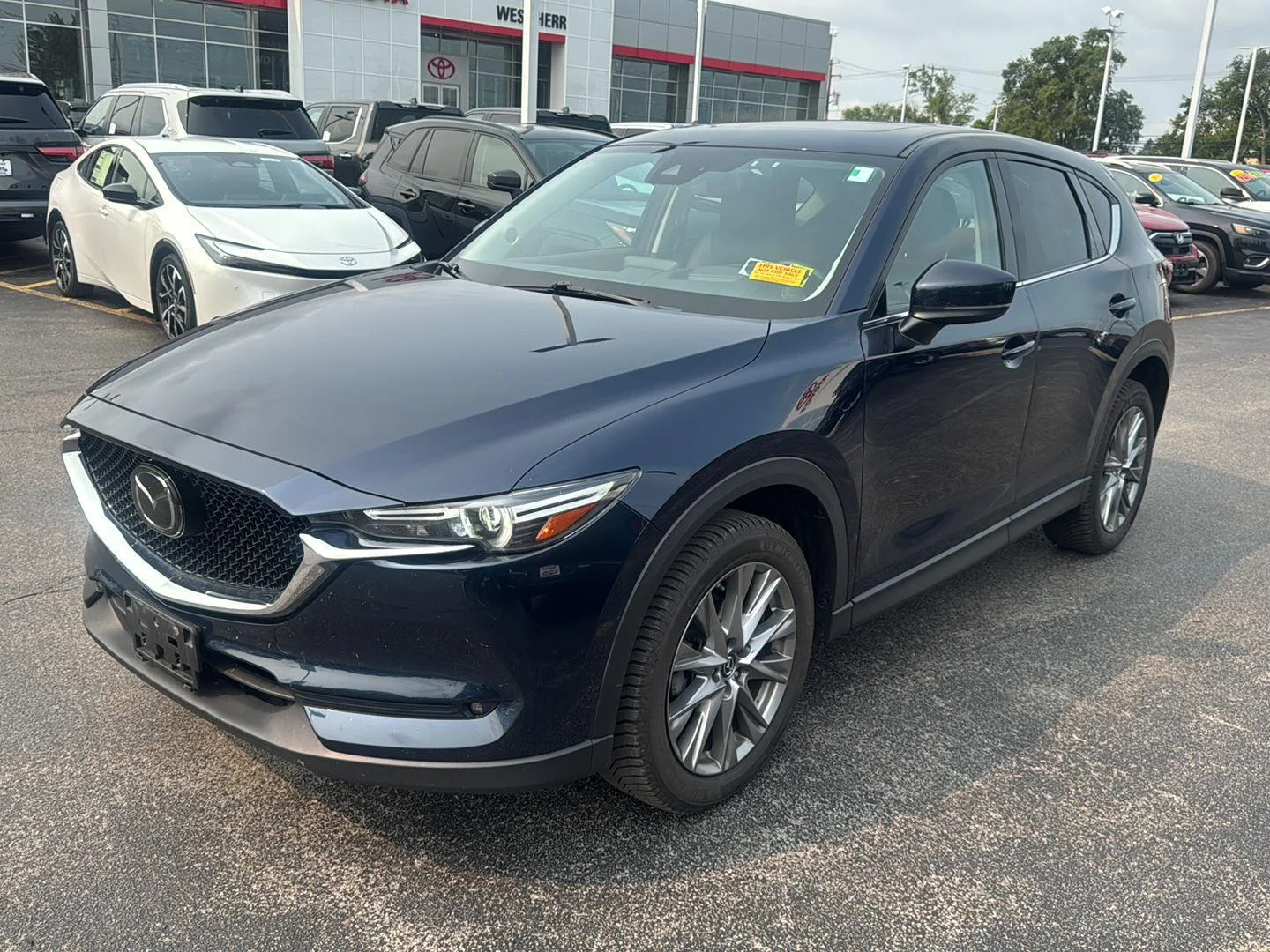 Used 2020 Deep Crystal Blue Mica Mazda Grand Touring image 3