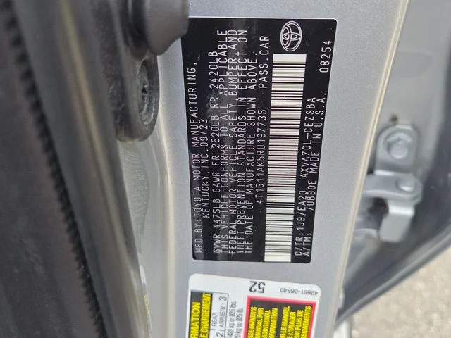 Used 2024 Silver Toyota SE image 7
