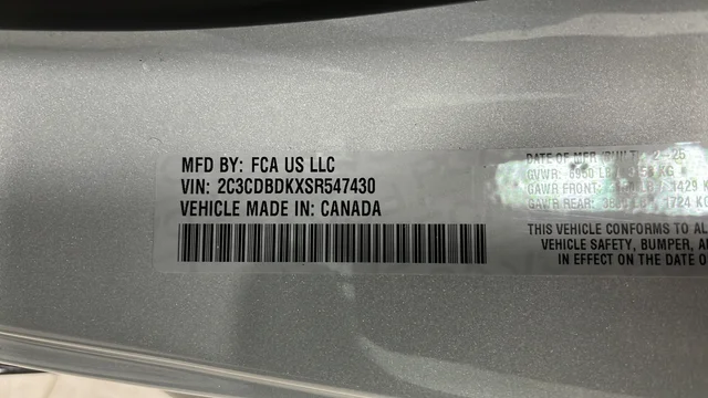 Used 2025 Triple Nickel Dodge R/T Scat Pack image 33