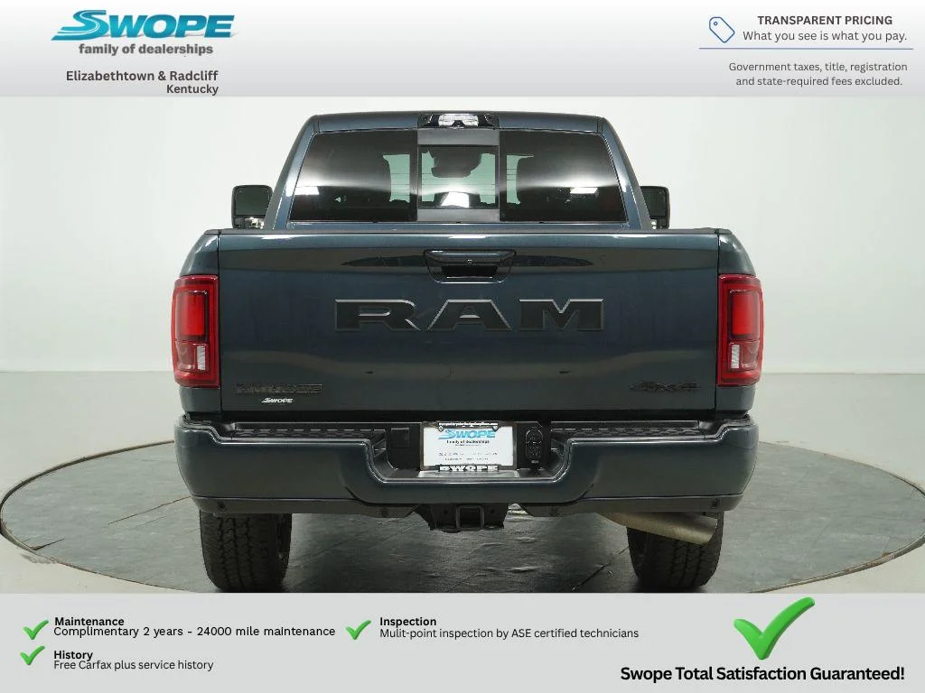 Used 2025 Forged Blue Metallic Ram Laramie image 4