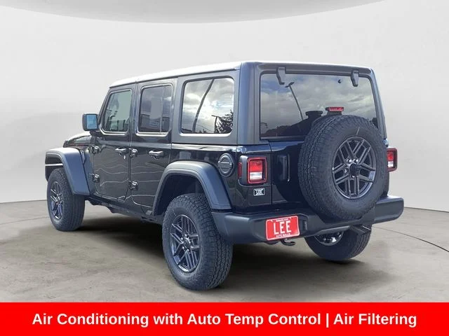 New 2026 Black Clearcoat Jeep 4-DOOR SPORT S image 3