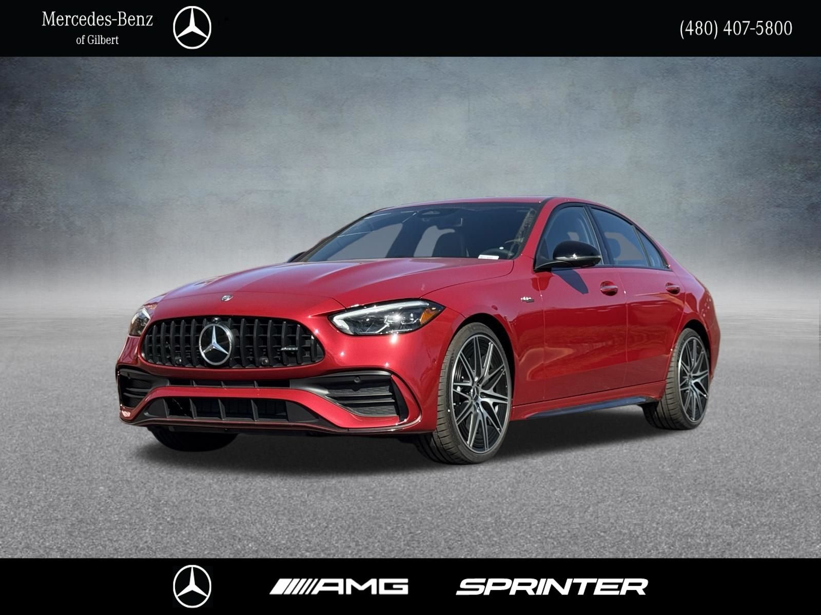 New 2026 MANUFAKTUR Patagonia Red Metallic Mercedes-Benz C 43 AMG® image 1