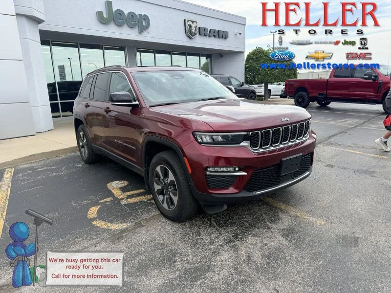 Used 2022 Velvet Red Pearlcoat Jeep 4xe image 1