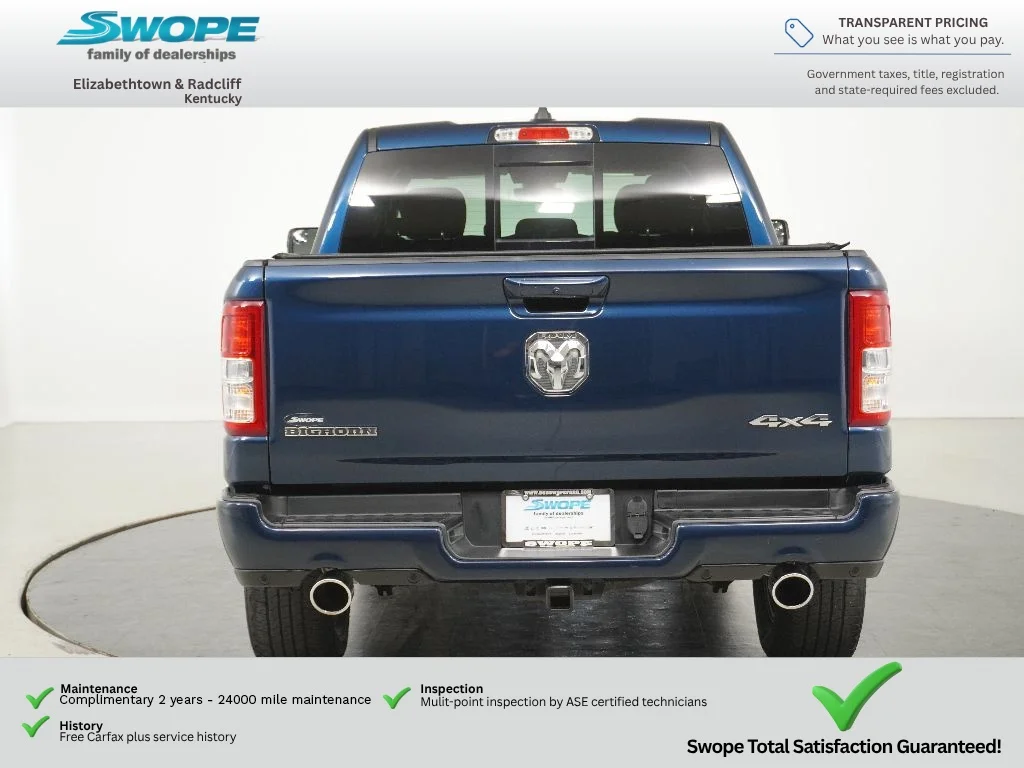 Used 2023 Patriot Blue Pearlcoat Ram Big Horn image 4