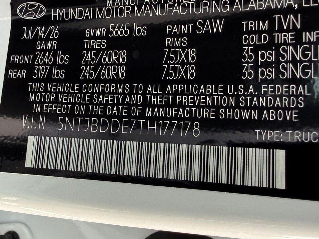 New 2026 White Hyundai SEL AWD image 16