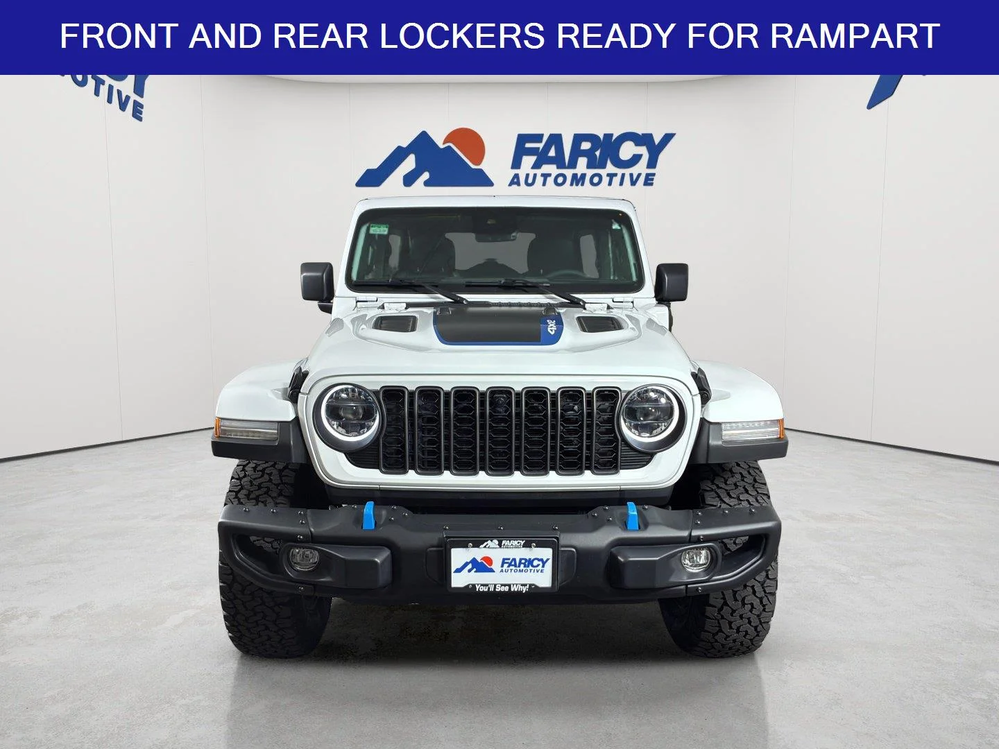 Used 2024 Bright White Clearcoat Jeep Rubicon X image 4