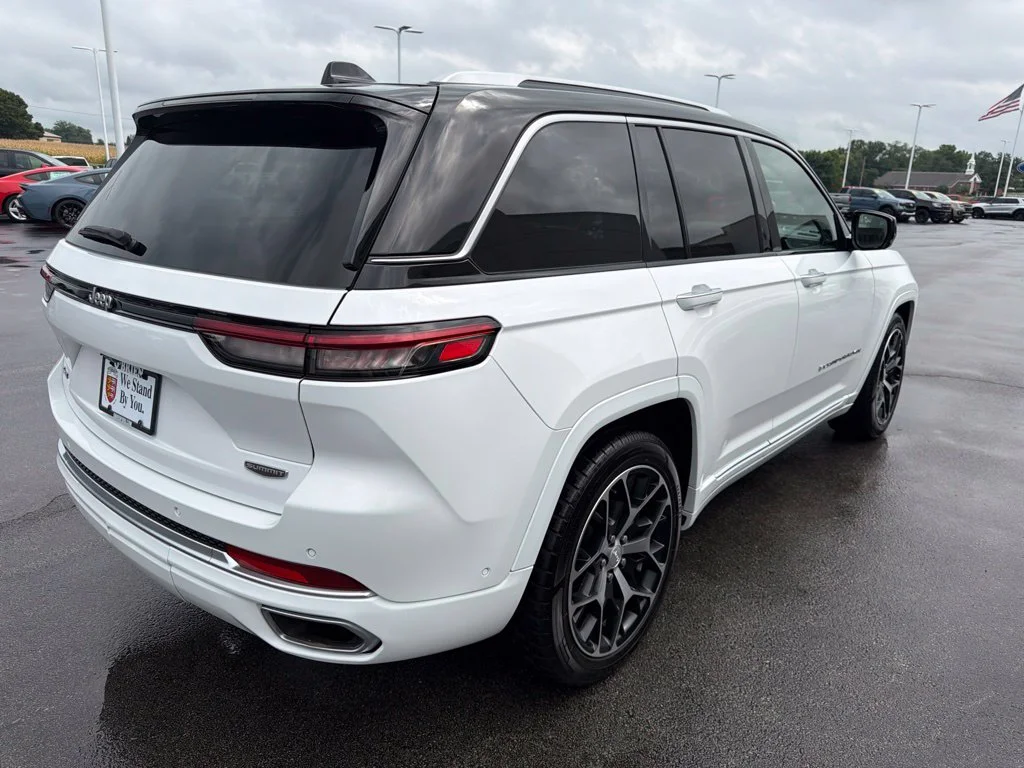 Used 2022 Bright White Clearcoat Jeep Summit Reserve image 5