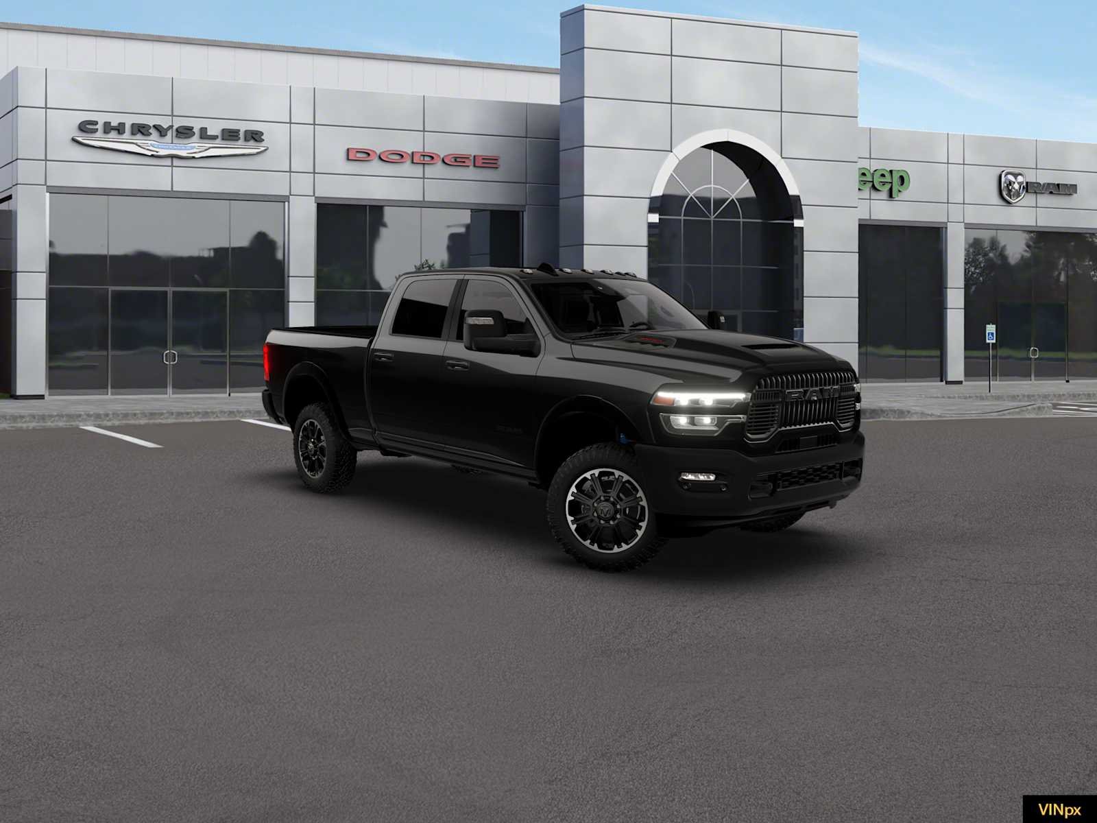New 2026 Diamond Black Crystal Pearlcoat RAM Rebel image 11