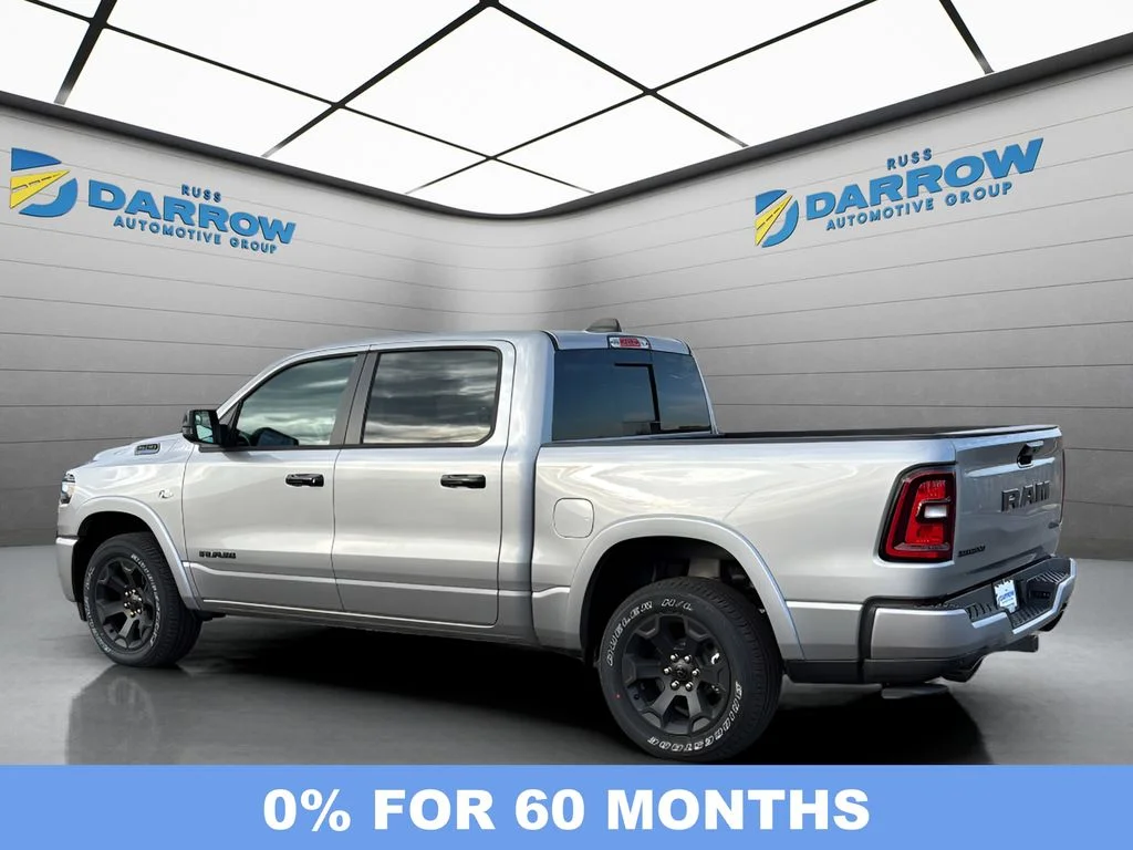 New 2026 Billet Silver Metallic Clear-Coat Exterior Paint RAM Big Horn/Lone Star image 3