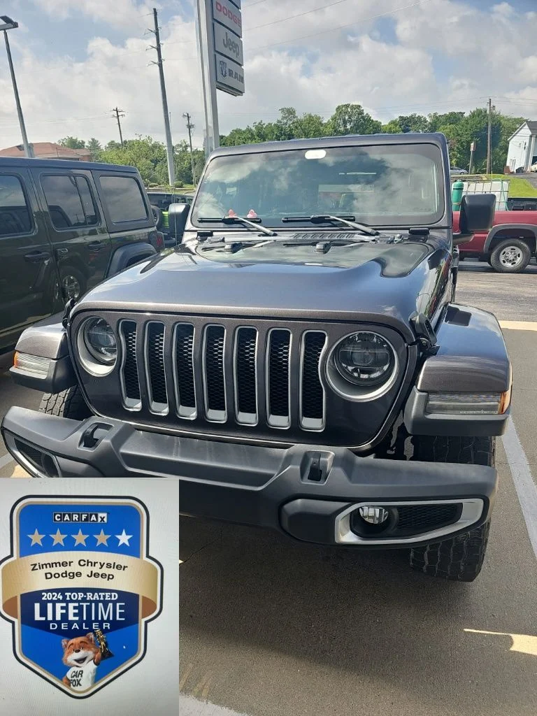 Certified Used 2018 Gray Jeep Unlimited Sahara image 1