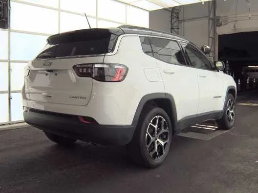 Used 2025 Bright White Clearcoat Jeep Limited image 4