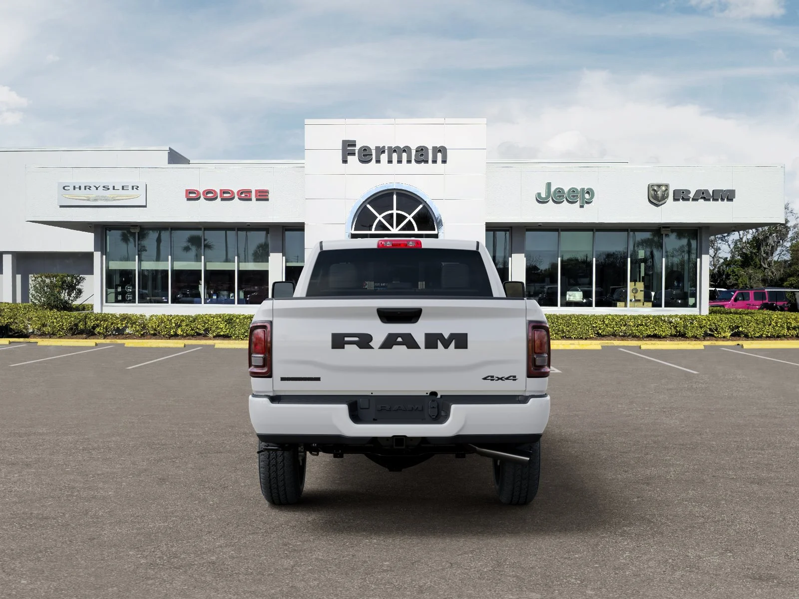 New 2026 Bright White Clear-Coat Exterior Paint RAM Big Horn image 37