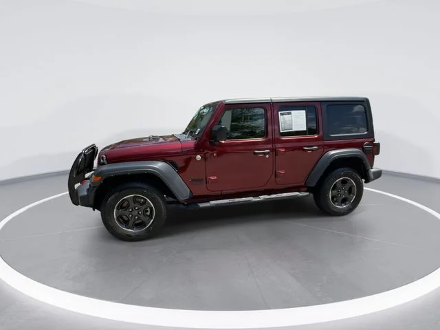Used 2021 Red Jeep Unlimited Sport S image 4