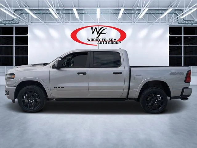 New 2025 Billet Silver Metallic Clear-Coat Exterior Paint RAM Laramie image 6