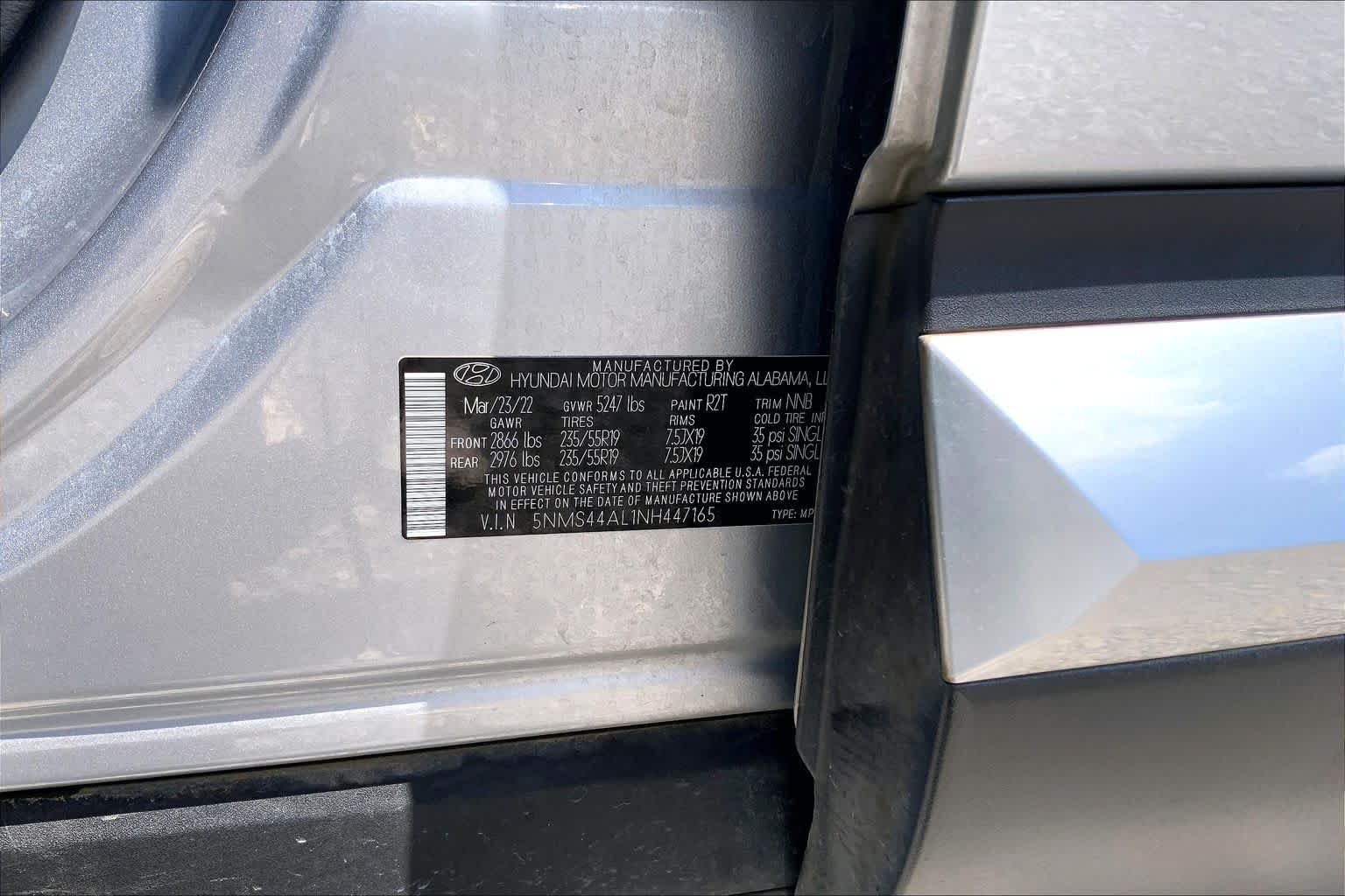Used 2022 Shimmering Silver Hyundai Limited image 34